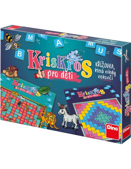 DINO Hra Kris kros pro děti *SPOLEČENSKÉ HRY *