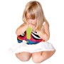 BINO Slon barevný 39cm textilní mazlíček zvířátko