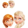 KARNEVAL Maska papírová Frozen set 6ks *KARNEVALOVÝ DOPLNĚK*