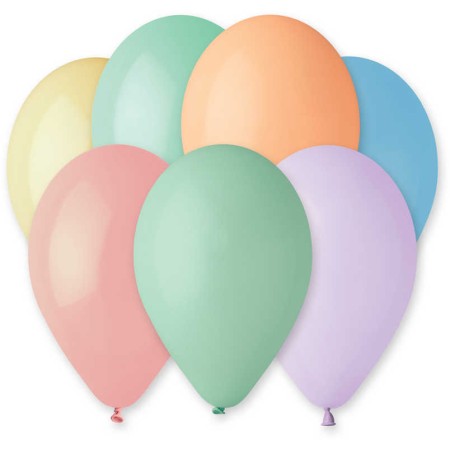 GEMAR Balónek nafukovací 26cm pastelový set 10ks různé barvy v sáčku