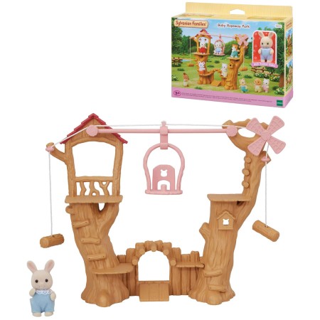 Sylvanian Families dětské lanový park s figurkou králíka doplněk k herním sadám