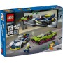 LEGO CITY Honička policejního auta a sporťáku 60415 STAVEBNICE