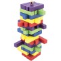 BONAPARTE DŘEVO Hra věž Jenga barevná 60 dílků *SPOLEČENSKÉ HRY*