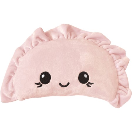 PLYŠ Polštářek knedlíček 42cm růžový s obličejem *PLYŠOVÉ HRAČKY*