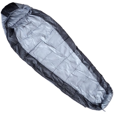 BROTHER Spací pytel Mummy 1 mumiový spacák 0 stupňů 210x80/55cm šedý