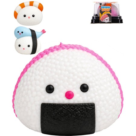 Squishy Sushi kamarádi mačkací antistresová Kawaii figurka 3 druhy