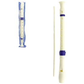 Flétna dětská 33cm s čistítkem v plastovém obalu *HUDEBNÍ NÁSTROJE*