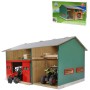 KIDS GLOBE Stodola s dílnou 1:32 DŘEVĚNÁ STAVEBNICE