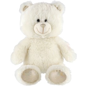PLYŠ Medvěd Snílek usínáček bílý na baterie Světlo Zvuk *PLYŠOVÉ HRAČKY*