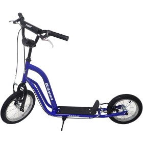 KUBISPORT Koloběžka Passat modrá 14/12" nafukovací kola CSK24