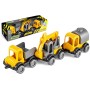 WADER Kid Cars auto baby stavební 10cm set 3ks v krabici plast