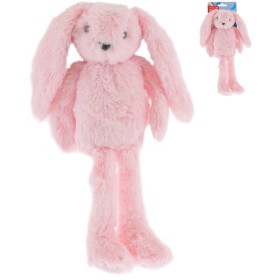 PLYŠ Zajíček růžový 37cm dlouhé nohy Mini Club *PLYŠOVÉ HRAČKY*