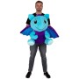PLYŠ Drak velký modrý 60cm sedící XXL *PLYŠOVÉ HRAČKY*