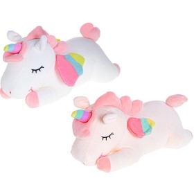 PLYŠ Baby jednorožec 35cm ležící duhový 2 barvy *PLYŠOVÉ HRAČKY*