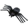 Zvířátko dekorace halloween pavouk černý 3cm set 4ks na kartě plast