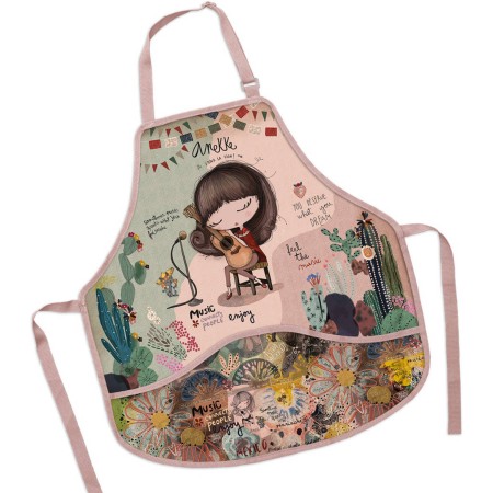 Zástěra dětská Anekke 50x55cm na výtvarnou výchovu