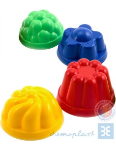 CHEMOPLAST SHDP 1 sada tvořítek (formičky do písku) 4 ks