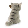 PLYŠ Kočka šedá sedící 23cm soft Eco-Friendly *PLYŠOVÉ HRAČKY*