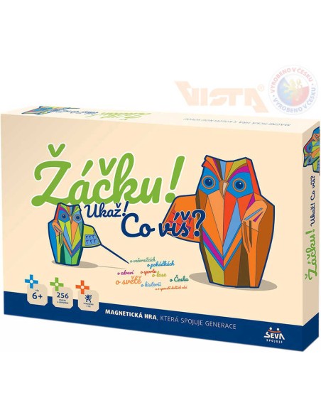 SEVA Hra magnetická vědomostní Žáčku! Ukaž! co víš? *SPOLEČENSKÉ HRY*