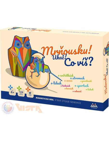 SEVA Hra magnetická vědomostní Mrňousku! Ukaž! co víš? *SPOLEČENSKÉ HRY*