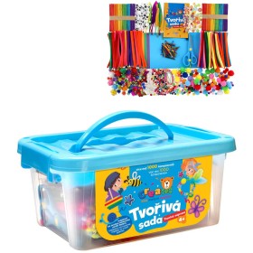 Tvořivá dětská sada Created velký kreativní box 1000 dílků +