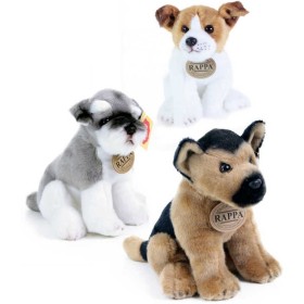 PLYŠ Pes 20cm sedící 3 druhy *PLYŠOVÉ HRAČKY*