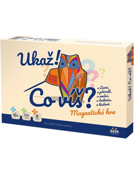 SEVA Hra magnetická vědomostní Ukaž! co víš? *SPOLEČENSKÉ HRY*
