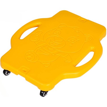 MERCO Surf podlahový Scooter Board s madly 58x50x11cm žlutý
