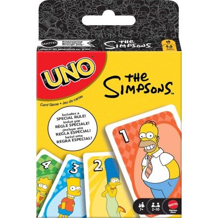 MATTEL HRA Uno karty The Simpsons *SPOLEČENSKÉ HRY*