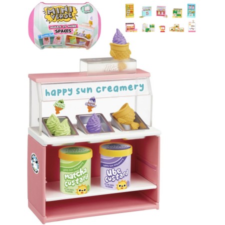 MGAs Mini Verse nábytek s doplňky k sestavení do místností s překvapením