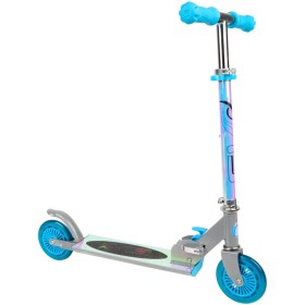 Koloběžka dětská Inline Scooter 5" holographic mnodrá skládací