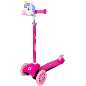 Koloběžka baby dětská Jednorožec LED kolečka na baterie Světlo