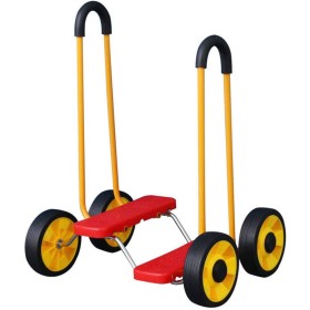 MERCO Šlapadlo dětské balanční s držadly pro rozvoj motoriky červené