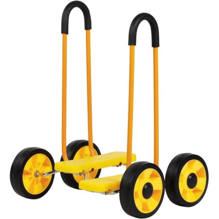 MERCO Šlapadlo dětské balanční s držadly pro rozvoj motoriky žluté