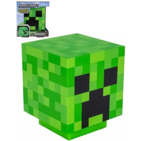 Minecraft Crepper halloweenská dekorativní lampa na baterie Světlo Zvuk