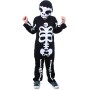 KARNEVAL Šaty kostlivec s čepicí vel. M (117-128cm) 6-8 let *KOSTÝM*