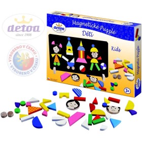 DETOA Puzzle děti magnetické * DŘEVĚNÉ HRAČKY *