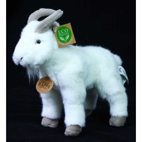 PLYŠ Kozel bílá koza 20cm Eco-Friendly *PLYŠOVÉ HRAČKY*