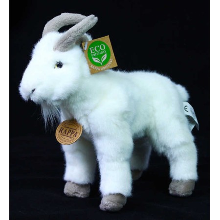 PLYŠ Kozel bílá koza 20cm Eco-Friendly *PLYŠOVÉ HRAČKY*