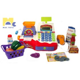 MAC TOYS Pokladna elektronická dětská