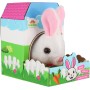 PLYŠ Králík Ben interaktivní hýbe ušima skáče na baterie Zvuk