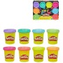 HASBRO PLAY-DOH Modelína neonová set 8ks kelímků 448g