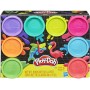 HASBRO PLAY-DOH Modelína neonová set 8ks kelímků 448g
