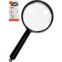 Lupa dětská černá klasická zvětšovací sklo v krabičce plast/sklo