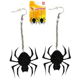KARNEVAL Náušnice pavouk 1 pár *KARNEVALOVÝ DOPLNĚK*
