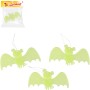 Netopýr 20cm zvířátko svítící ve tmě set 3ks Halloween dekorace