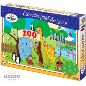 DETOA Hra Člověče pojď do ZOO! 2v1 *SPOLEČENSKÉ HRY*