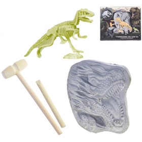 Jurský svět malý paleontolog set pro tesání kostry T-Rexe svítí ve tmě