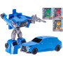 Auto/robot 2v1 transrobot plastový s přeměnou se zbraní 4 druhy