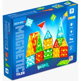 GEOMAG Magnetic Tiles Gems 16 dílků magnetická STAVEBNICE